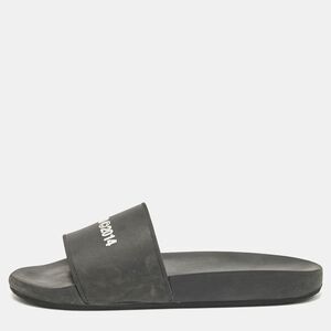 Axel Arigato Black Rubber Pool Slides Size 42